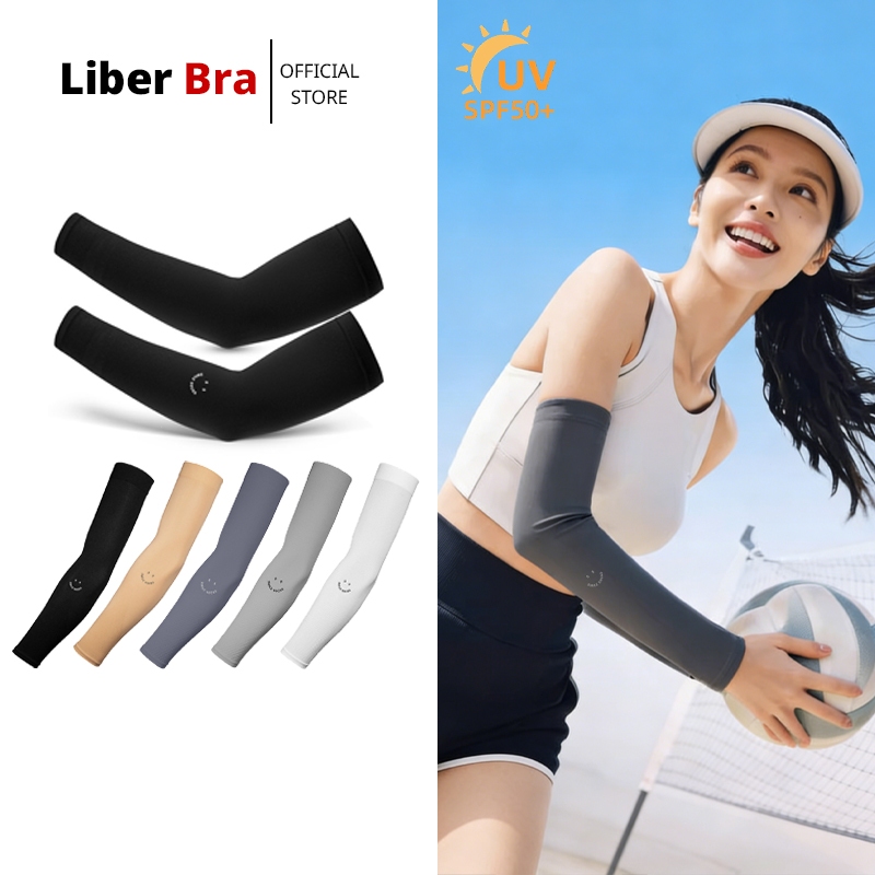 ปลอกแขนกันแดด UPF50+ 1คู่ ระบายอากาศได้ดี มีความยืดหยุ่นสูง สวมใส่สบาย Ice Sleeve ฟรีไซส์ ใส่ได้ทั้งชายและหญิง UV99%