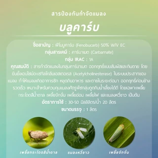 บลูคาร์บ (ฟีโนบูคาร์บ 50% W/V EC) 1 ลิตร