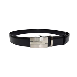 ARROW เข็มขัดผู้ชาย หัวออโต้ล็อค Auto Belt (หนังวัวแท้จากอิตาลี) สีดำ รุ่น MYCB614
