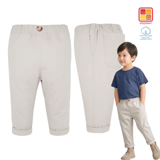 กางเกงขายาวทรงชิโน่ เอวยืดรอบตัว ผ้าฝ้าย100% อายุ1-14ปี ของแท้จาก KidsplanetOfficial (3392P)