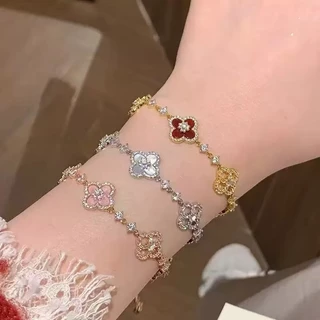 สร้อยข้อมือ กำไล สไตล์เกาหลี ins ลูกปัด🏝️ แฟชั่น สำหรับผู้หญิง retro เพชร คุณภาพสูง หรูหรา✨ ส่งเร็ว สไตล์หลากหลาย COD