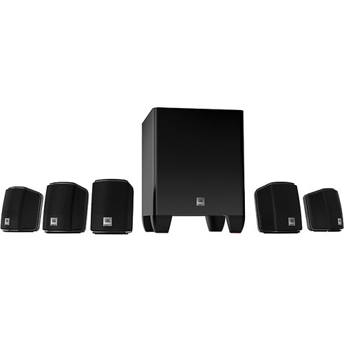 JBL ลำโพงโฮมเธียเตอร์ Cinema 510 5.1-Channel Home Theater Speaker System