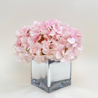 แจกันไฮเดรนเยีย แจกันดอกไม้ประดิษฐ์ ตกแต่งบ้าน