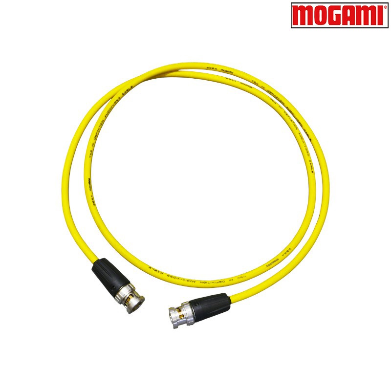 สาย Digital BNC MOGAMI 2964 BNC cable 75 Ohm แบบตัดประกอบพร้อมใช้งาน เลือกความยาวได้