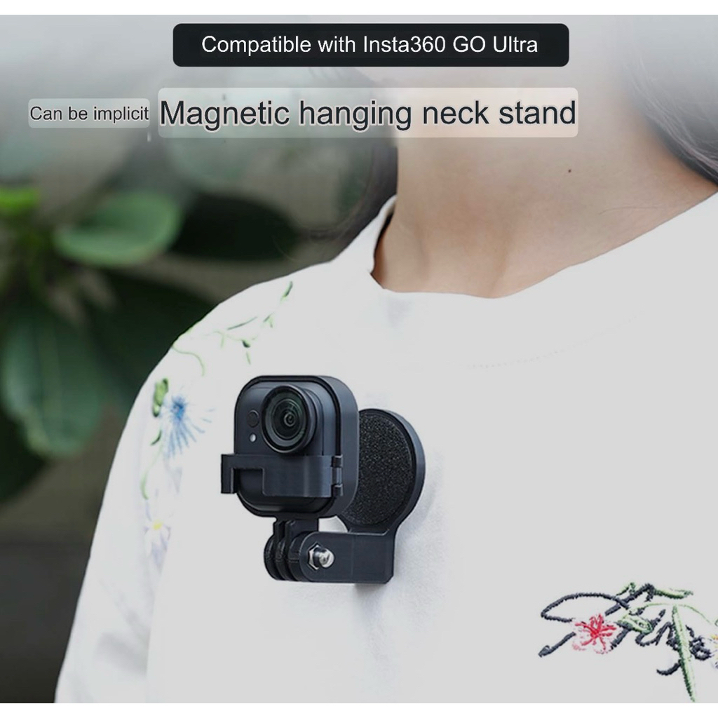 For Insta360 Go Ultra Magnetic hanging neck stand รูปที่ 3