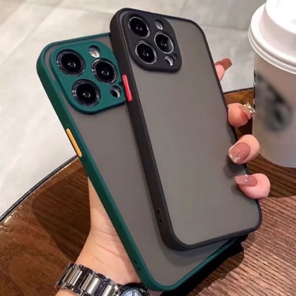 เคส ขอบสีหลังขุ่น กันกล้อง XIAOMI - Redmi13 13C 13X Redmi14C Redmi15 Redmi15C