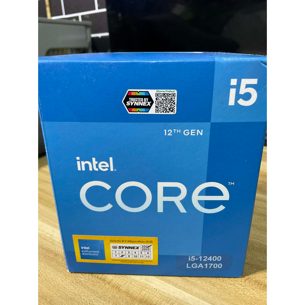 🔥 ขายด่วน! Intel Core i5-12400 มือสอง สภาพดี ประกันเหลือยาวถึงปี 70 ครบกล่อง ราคาคุ้มสุด ๆ 🔥