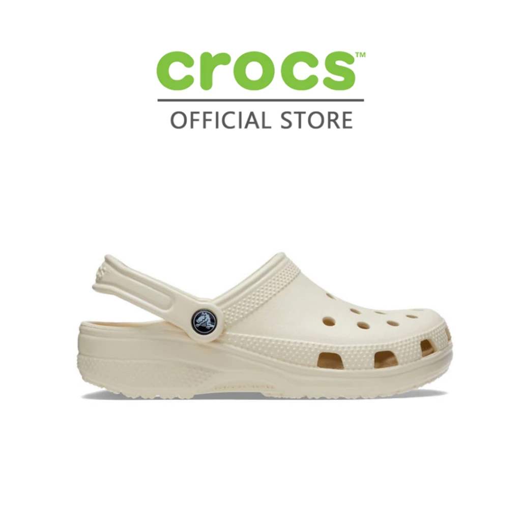 CROCS แฟชั่น รองเท้าแตะผู้หญิง รองเท้าลำลองผู้ใหญ่ CLASSIC CLOG รุ่น 100012Y2-BONE
