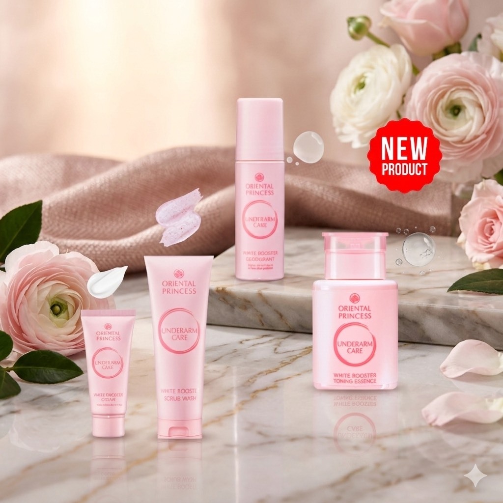 รวมแพ็คเกจใหม่ Oriental Princess ครีมทารักแร้ Underarm Care Pure White Secret Enriched Formula
