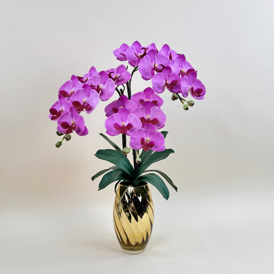 แจกันกล้วยไม้ประดิษฐ์ Artificial Orchid vase