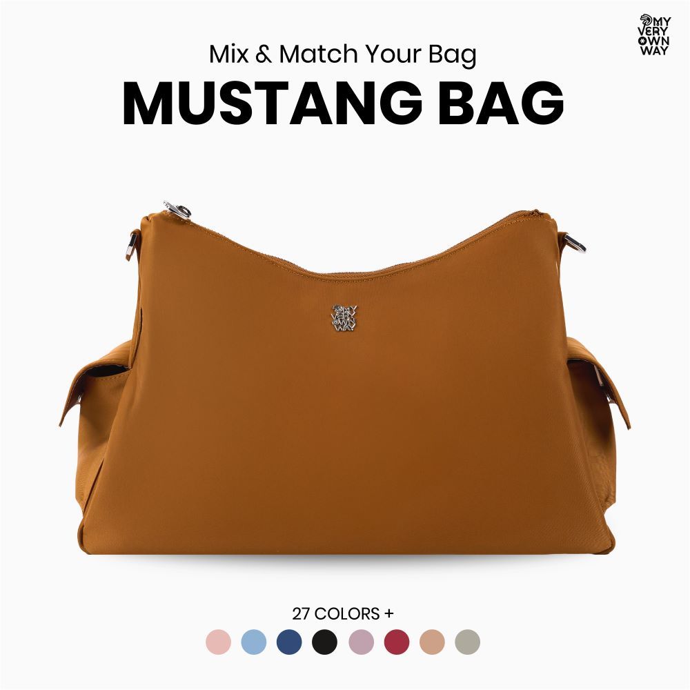 MyVeryOwnWay | NEW✨ Mustang Bag - รุ่นใหม่ล่าสุด กระเป๋าสะพายสุดชิค จุของได้เยอะมาก (มีให้เลือก 27 สี)