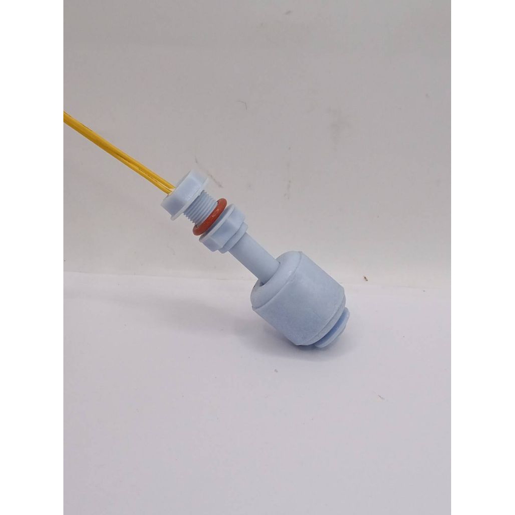 สวิตช์ลูกลอยวัดระดับน้ำพลาสติก(Plastic Water Level Float Switch) ใช้สำหรับตรวจจับระดับของเหลวภายในถังเพื่อสั่งงานปั๊มน้ำ