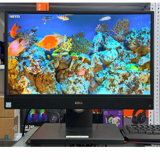 Dell Optiplex 5260 aio i3 8300 4/4 core ram 8gb ddr4 m.2 256gb จอ 22 full hd หมุน-แนวตั้ง-สูงต่ำ ปรั