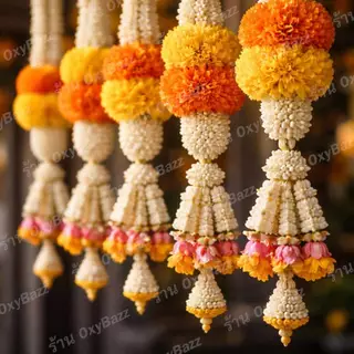 เมล็ดดอกดาวเรืองจัมโบ้ 130 เมล็ด ดอกดาวเรืองสีส้ม สีเหลือง ดอกใหญ่ ปลูกง่าย โตไว ออกดอกเร็ว