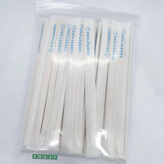 ตะเกียบอนามัย ตะเกียบไม้ ซองกระดาษ 70 คู่ (ยิ้ม) / Chopsticks in paper wrap 70 pairs