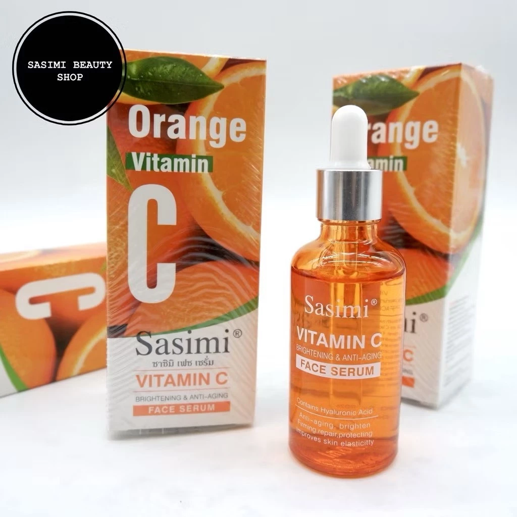 SASIMI Vitamin C Face Serum เซรั่มวิตามินซี บำรุงผิวหน้า เพิ่มความกระจ่างใส