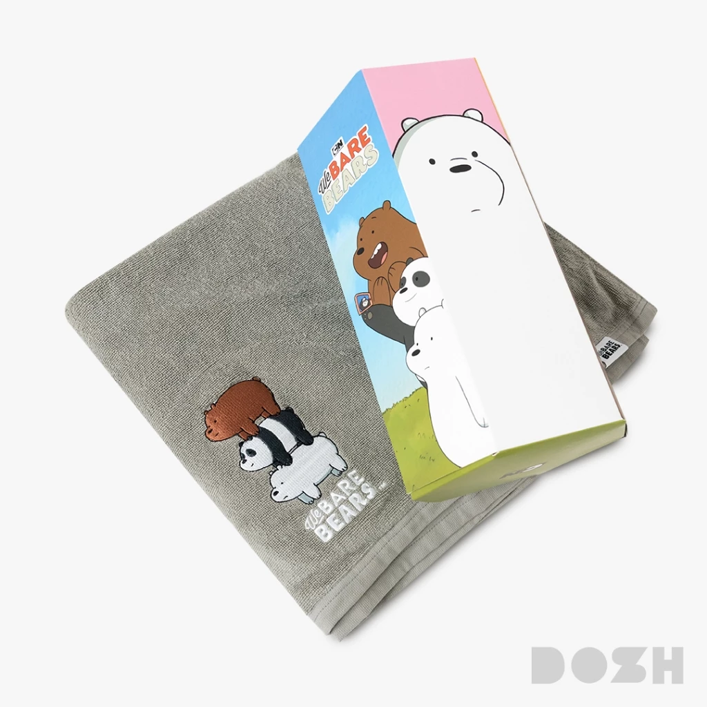 DOSH TOWEL WE BARE BEARS ผ้าขนหนูลายลิขสิทธิ์ FBBMW5002-TD