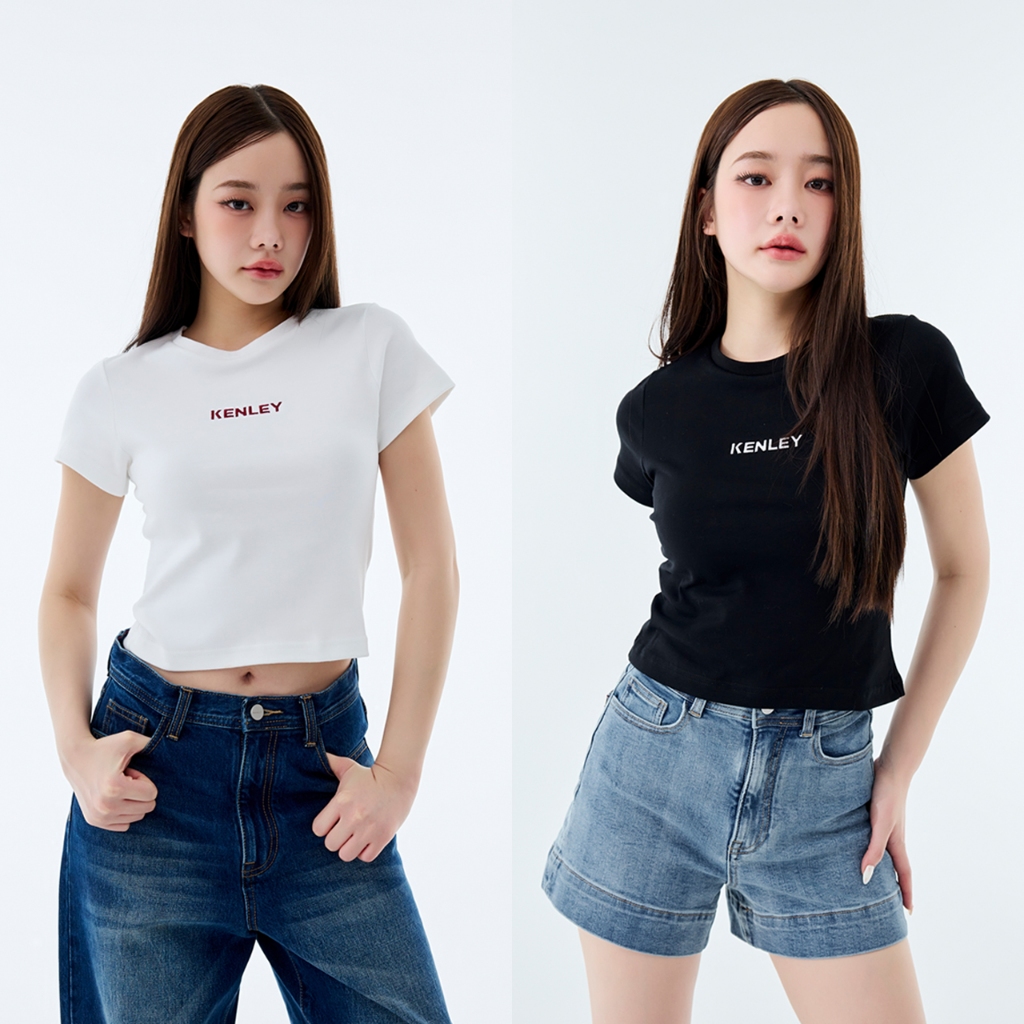 Kenley - Basic T "Kenley" - เสื้อยืด Basic ทรง Baby Tee