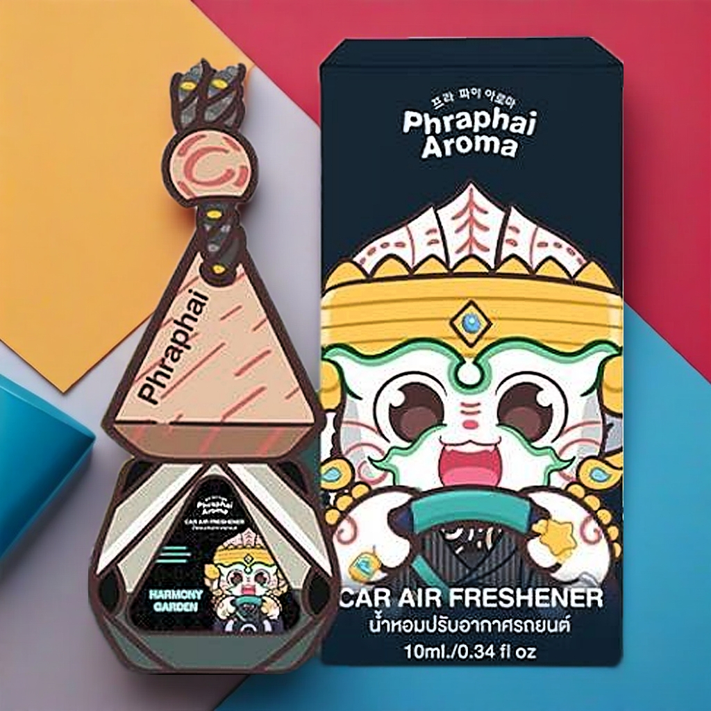 【4PC】Puvara Aromatic น้ำหอมรถยนต์ น้ำมันหอมระเหย น้ำหอมปรับอากาศ ติดรถยนต์ สกัดธรรมชาติ สินค้าพร้อมส