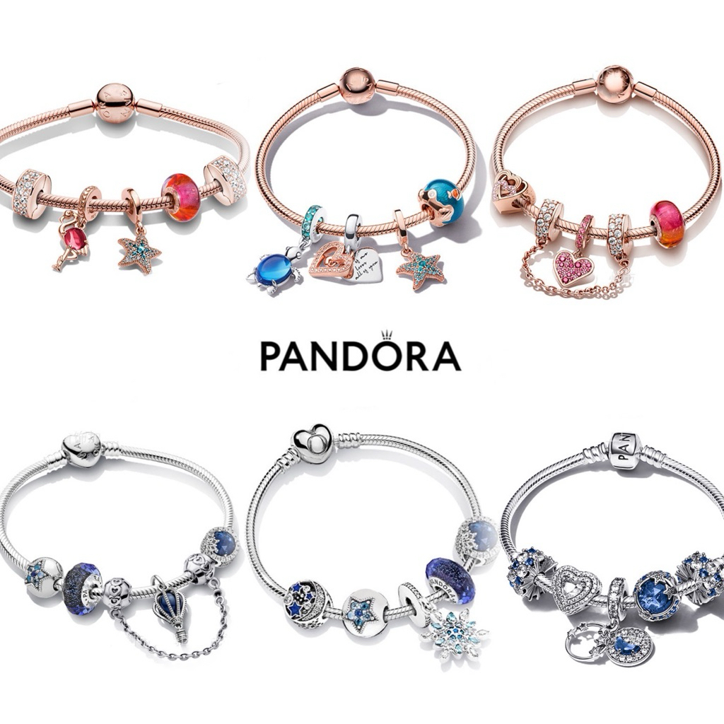 [ส่งจากกรุงเทพ]P เงิน925 สร้อยข้อมือ กำไล ลูกปัดอัญมณี  สร้อยข้อมือคู่ Pink Balloon Bracelet เครื่องประดับแฟชั่น