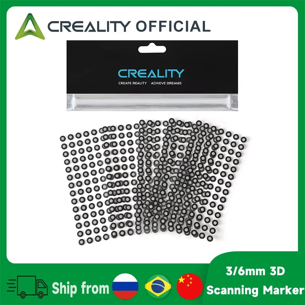 Creality 490/500 คะแนน 3/6 มม.3D การสแกน Mark Point สําหรับ Creality CR-Scan Raptor / Otter / Ferret