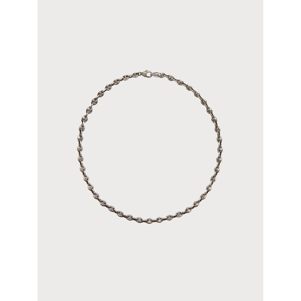 ’Coffin Bone’ 925 Silver Choker Necklace