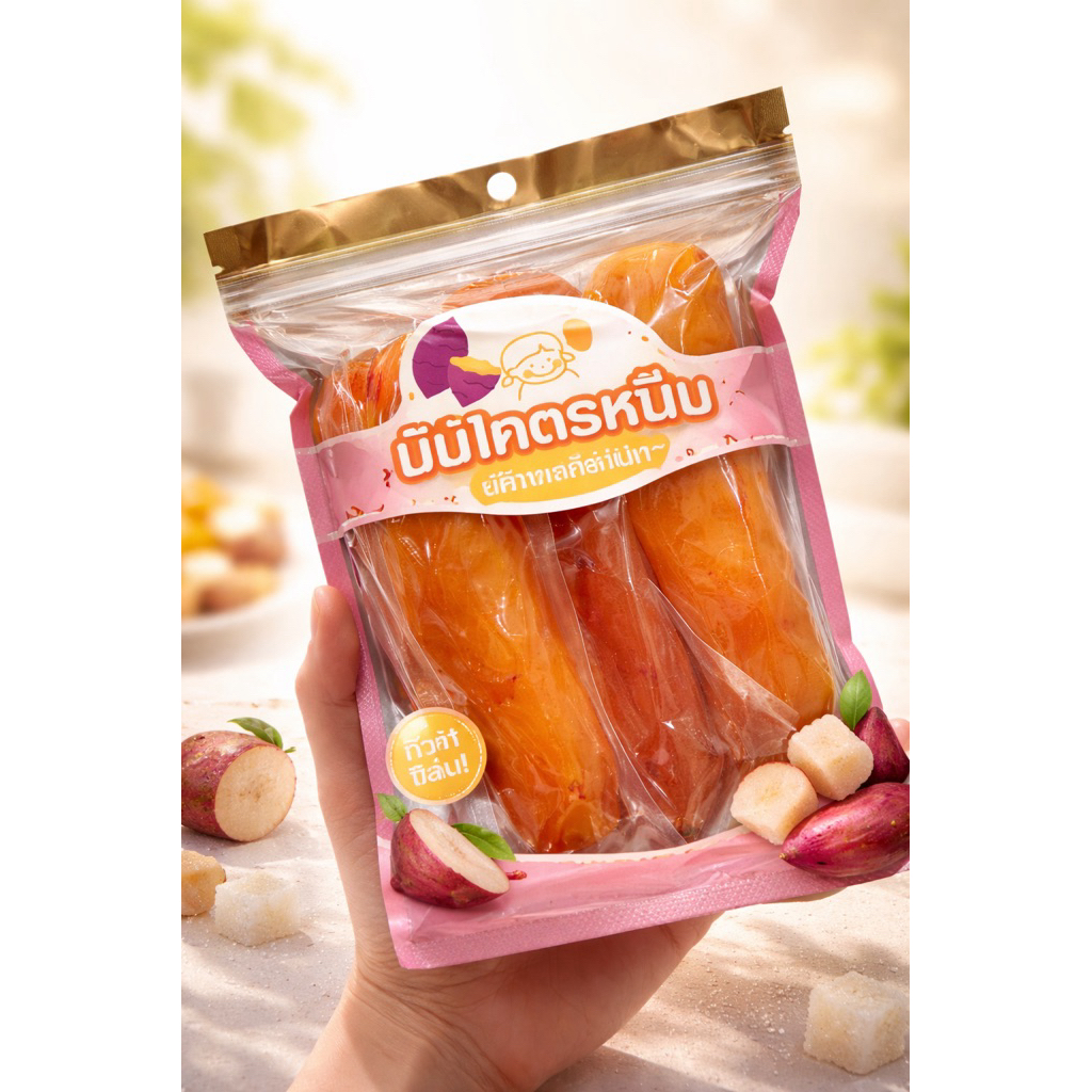 มันหนึบญี่ปุ่น เบนิฮารุกะ 1000 กรัม ร้านมันโคตรหนึบ มัน หนึบ ญี่ปุ่น