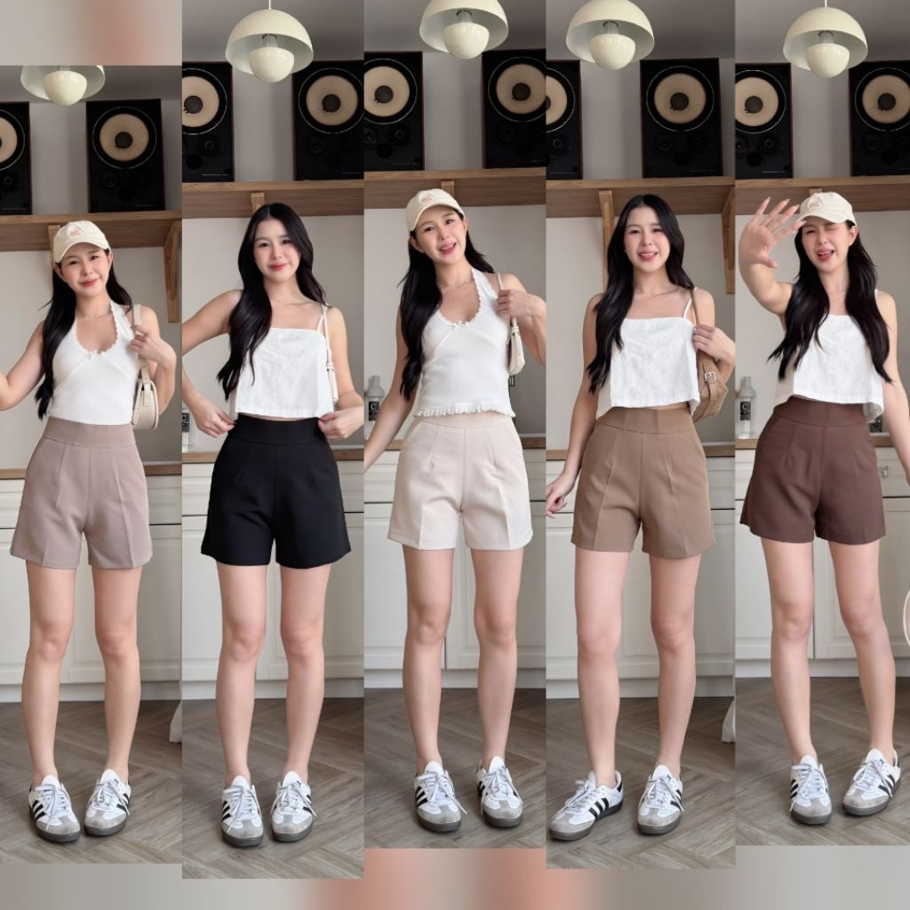 [D9] กางเกงขาสั้นซิปข้าง ผ้าไมโคร เกรด Premiun  ยาว15-16นิ้ว (S-3XL)