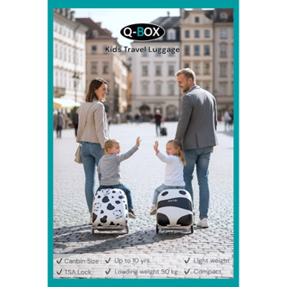 ✈️👶🏻👧🏻กระเป๋าเดินทางเด็กนั่งได้ รุ่นกันน้ำ💦 Qbox รุ่นใหม่🔥4 …