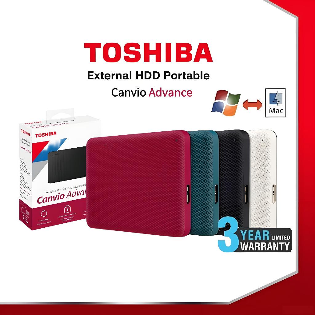 Ready Stock！1TB 2TB 4TB Canvio Advance ความเร็วสูง HDD Portable hard drives 2.5'' External Hard Disk