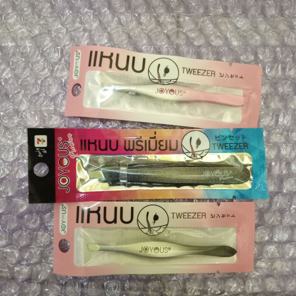 เเหนบธรรมดา เเหนบพรีเมี่ยม Joyous tweezer คละสี