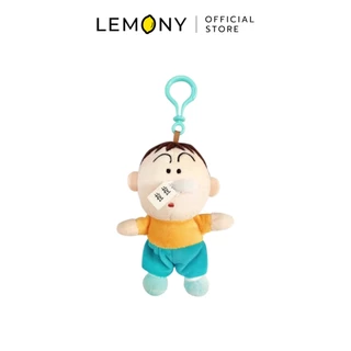 LEMONY พวงกุญแจโบจัง ซีรีส์ Pull-Vibration Crayon Shin-Chan Collection