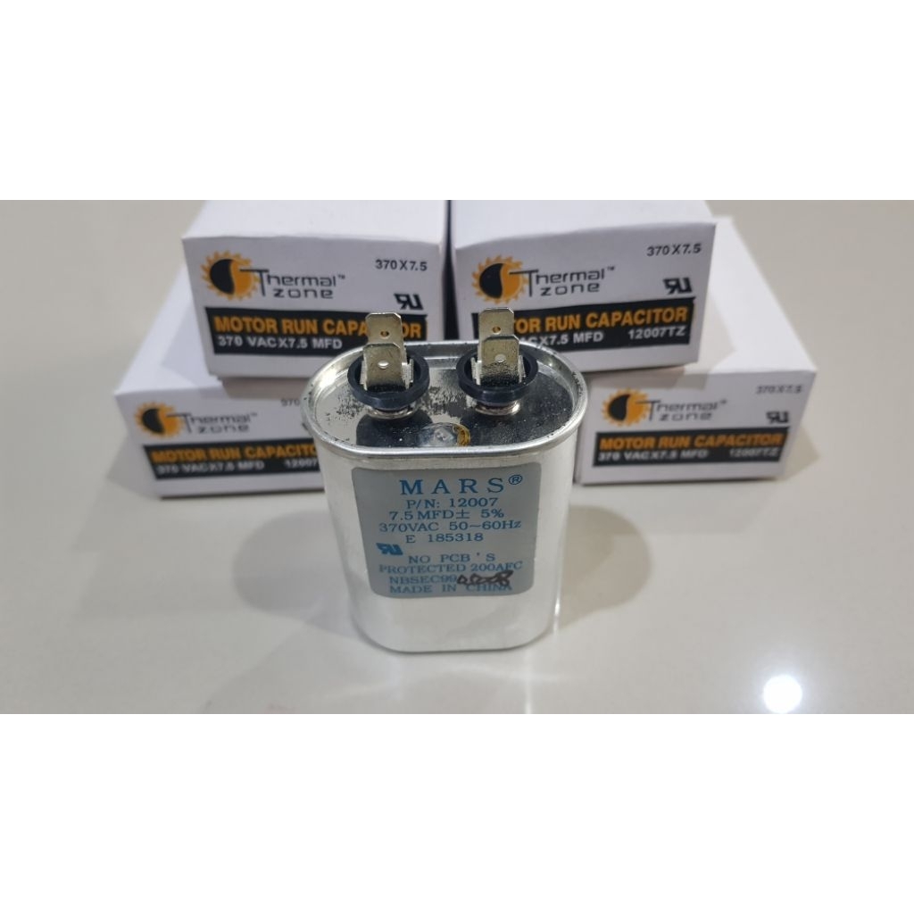 MARS Thermal Zone  คาปาซิเตอร์ มอเตอร์ พัดลม อุตสาหกรรม 7.5UF (Motor Run Capacitor) 7.5MFD