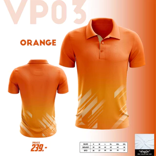 เสื้อโปโลคอปก ดีไซน์สปอร์ต รุ่น VP03 เนื้อผ้ายูนีค (UNIQ) แห้งไว ไม่อับชื้น พร้อมลุยทุกกิจกรรม