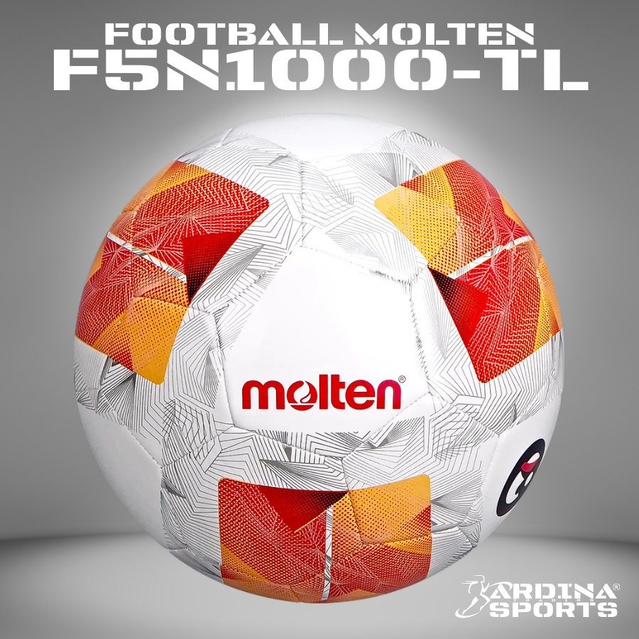 (ของแท้ 100%) MOLTEN ลูกฟุตบอล รุ่น F5N1000-TL (เบอร์ 5)