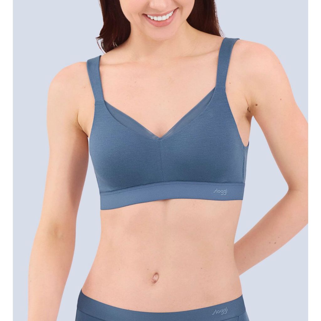 sloggi สปอร์ทบราคัพทรงเต็มไม่มีโครง รุ่น sloggi Basic Sporty Cool HP2 รหัส 10223245 สีน้ำเงิน 00XX — صورة 2