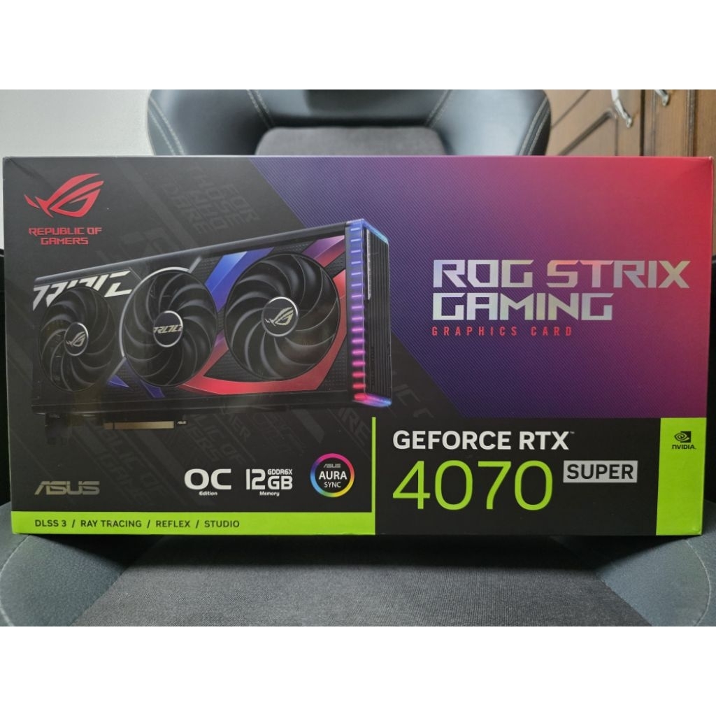 ASUS ROG STRIX RTX 4070 SUPER 12GB GDDR6X OC EDITION