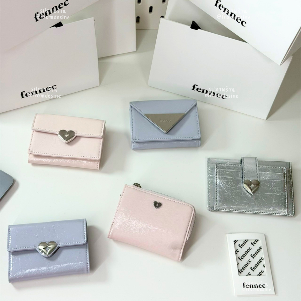[ พร้อมส่ง ] กระเป๋า FENNEC HEARTY FLAP WALLET /  HEARTY BRIDGE POCKET / HEARTY TRIPLE WALLET