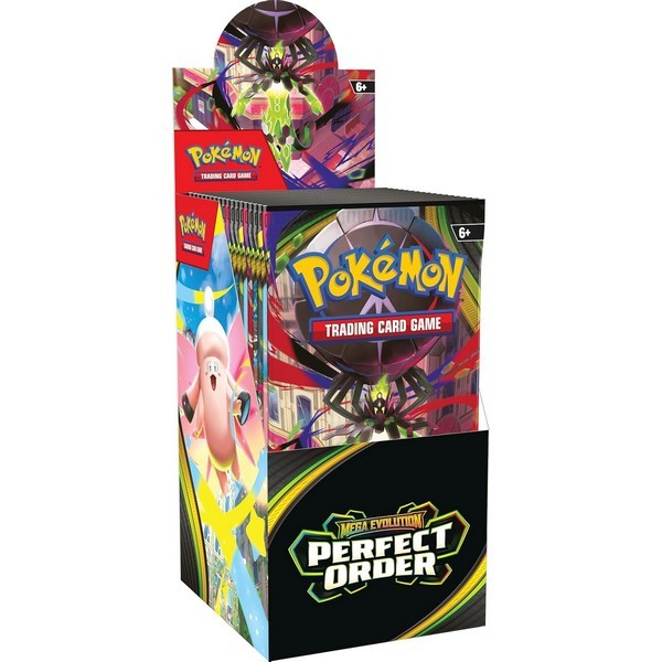 Pokemon ENG Mega Evolution Perfect Order Half Booster Box (18 Packs) 196214137233 (การ์ดโปเกมอน)