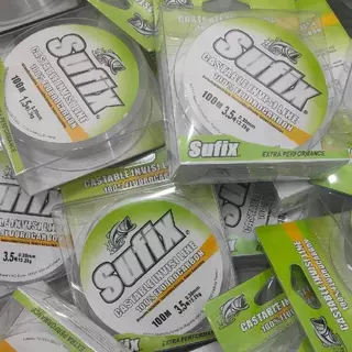 สายเบ็ดตกปลา Sufix Castable Invisi Line สายฟลูโอโรคาร์บอน 100%