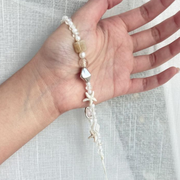 earika.earrings - seabloom charm strap สายคล้องโทรศัพท์ พวงกุญแจ ปลาดาว ทะเล รูปที่ 3