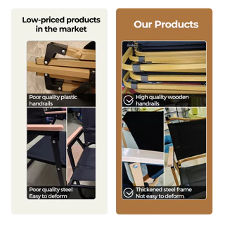 Magic Pocket เก้าอี้แคมป์ปิ้ง เก้าอี้สนามพับ พับได้ เหล็กคาร์บอน รับน้ำหนัก 300KG แถมถุงเก็บ พร้อมส่ง