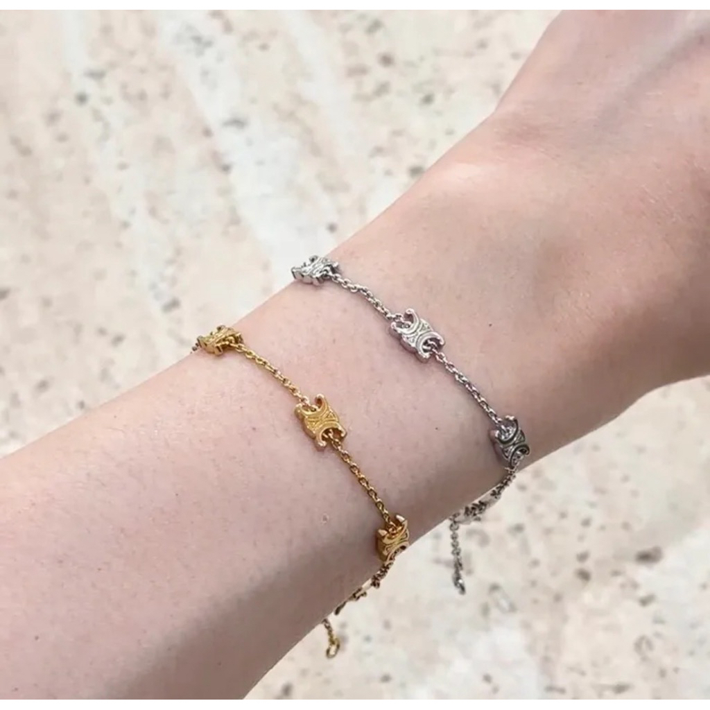 New celine bracelet กำไลข้อมือ รุ่นฮิต น่ารักมาก สร้อยข้อมือ ราคา ถูกที่สุด ดีลบีเคเค แกลเลอรีภาพที่ 8