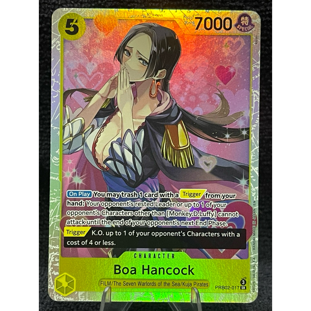 One Piece Boa Hancock SR PRB02-017 The Best Vol 2 English Nm (C)