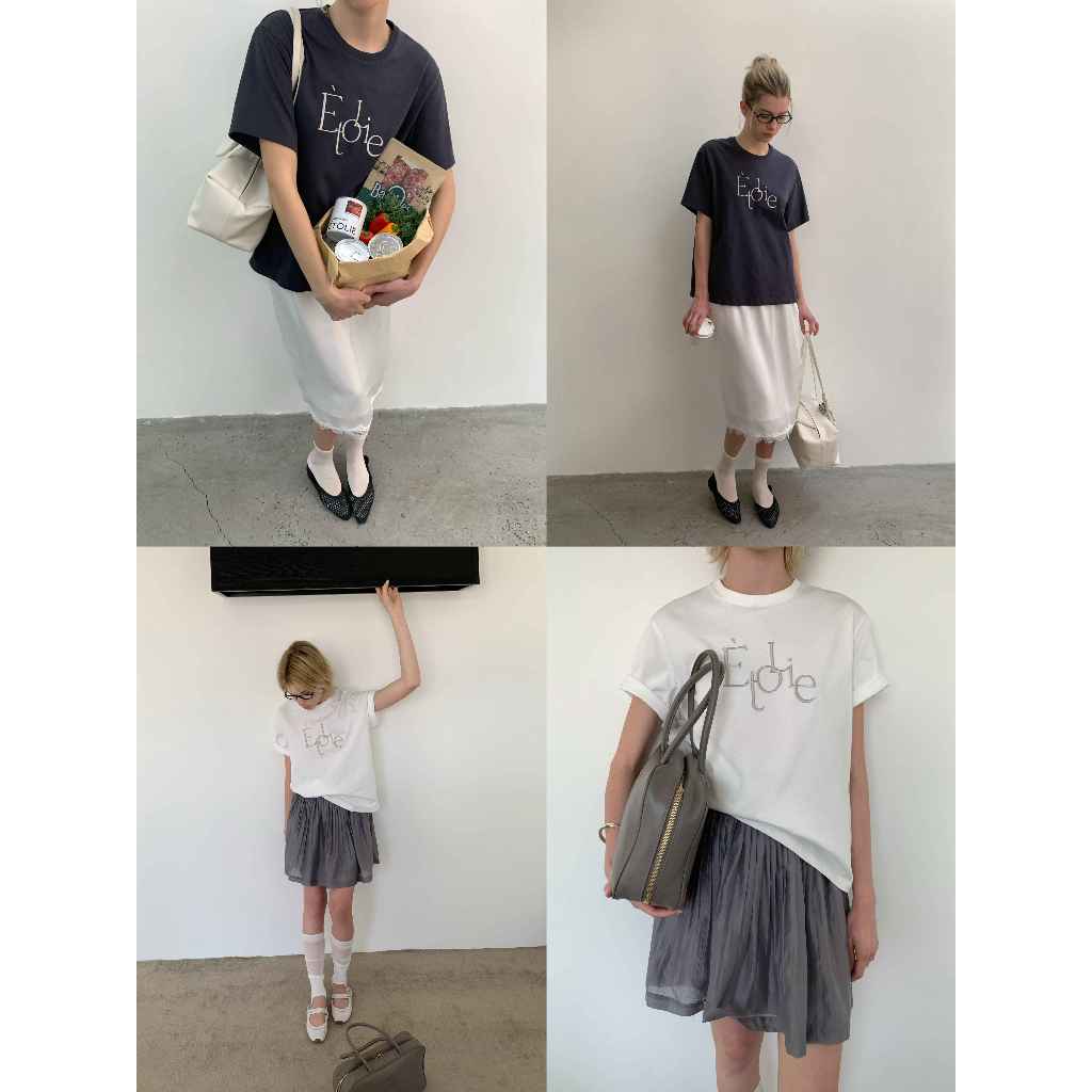 INBYIN - เสื้อยืดคอกลม ETOLIE T- SHIRT - D7970