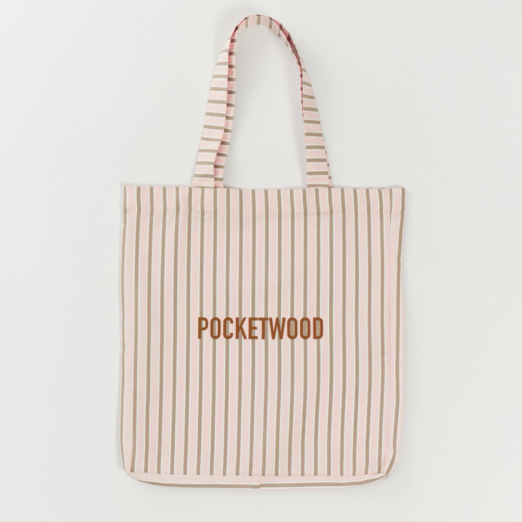 Nia Tote Bag [พร้อมส่ง] กระเป๋าผ้า Tote Bag สกรีน POCKETWOOD ขยายข้างและก้นกระเป๋า ใส่ของได้เยอะ