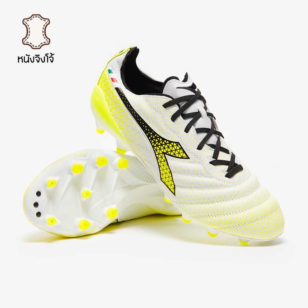 รองเท้าฟุตบอล Diadora B-Elite Italia Tech FG (ตัวท็อปหนังจิงโจ้)