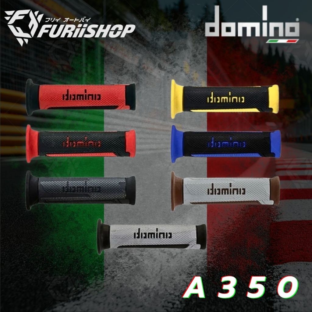 ปลอกแฮนด์ DOMINO A350 ปลายเปิด made in Italy แท้100%