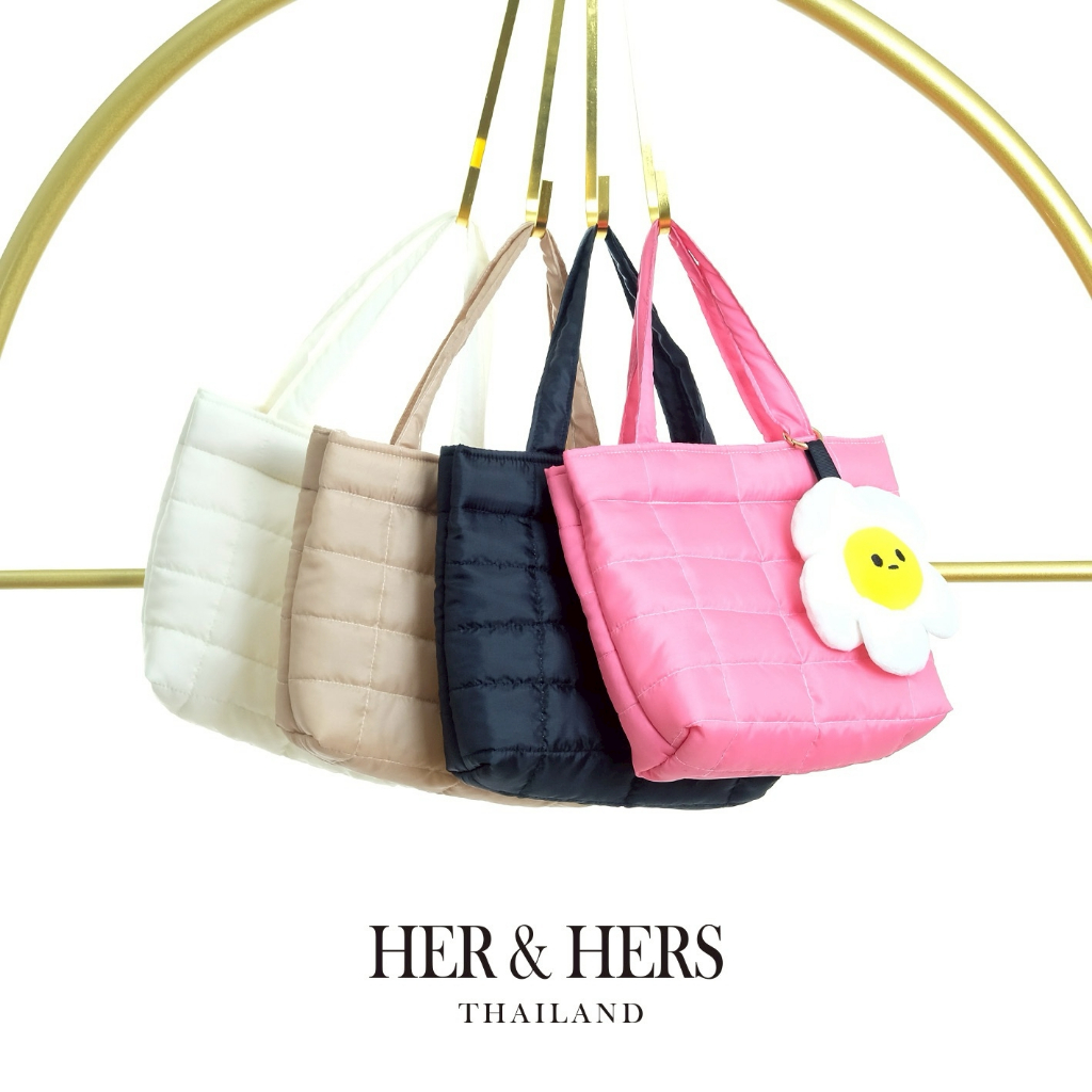 มี 5 สี 💥กระเป๋านุ่มนิ่ม กระเป๋าถือ กระเป๋าผ้าร่ม แบรนด์ Rattiya Bangkok