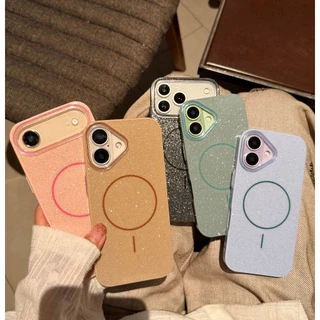 S🔥case for iphone13 เคสกากเพชร สำหรับรุ่น ไอโฟน16 i11 17promax i12 12 promax 13promax 14plus i14 promax i15 i16 promax